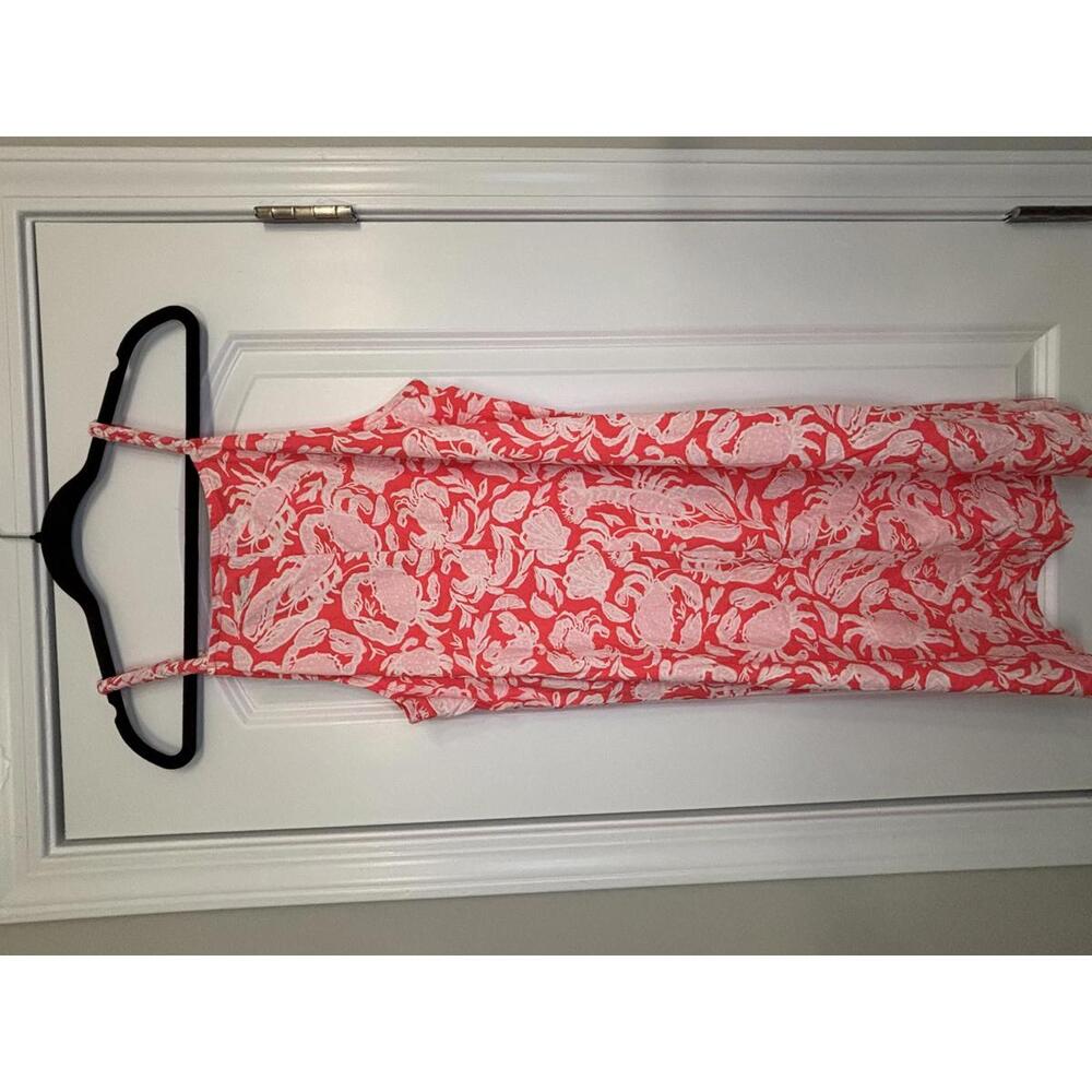 NWOT LILLY PULTIZER Cotton Dress in the "Cane Coral Crab Collab - Picture 4 of 5